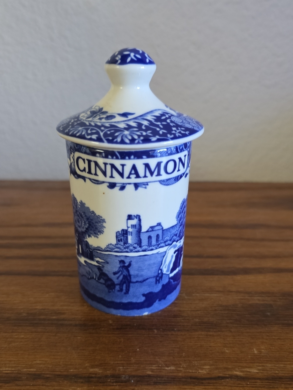 Spode ITALIAN Cinnamon Ceramic Canister Tote 12